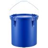 VEVOR Fryer Grease Bucket, 6 Gal Oil Disposal Caddy Carbon Steel Fryer Oil Bucket with Rust-Proof Coating, Oil Transport Container with Lid
